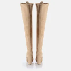 BUFFALO Ankle Boots^Amy Overknee Boot Vegan Cream