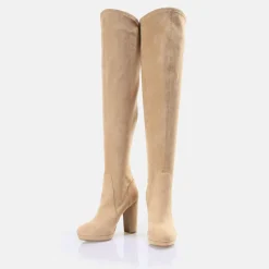 BUFFALO Ankle Boots^Amy Overknee Boot Vegan Cream