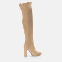 BUFFALO Ankle Boots^Amy Overknee Boot Vegan Cream