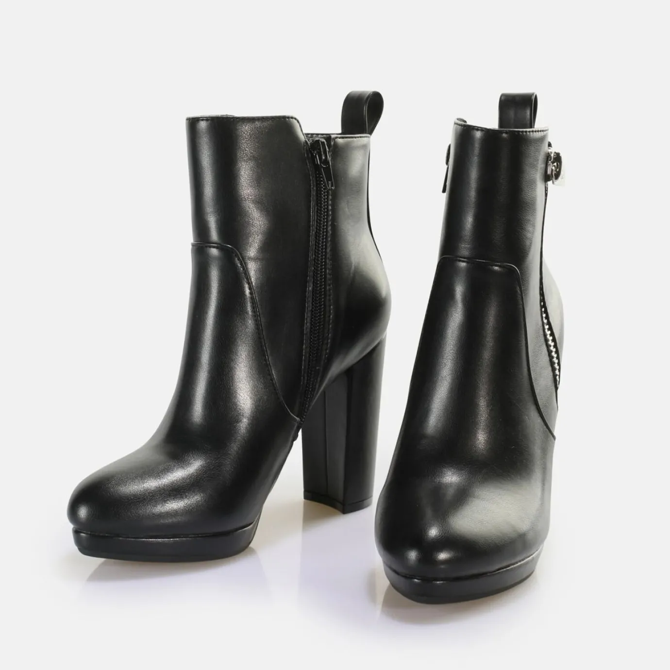 BUFFALO Ankle Boots^Amy Zip Ankle-Boot Vegan Black