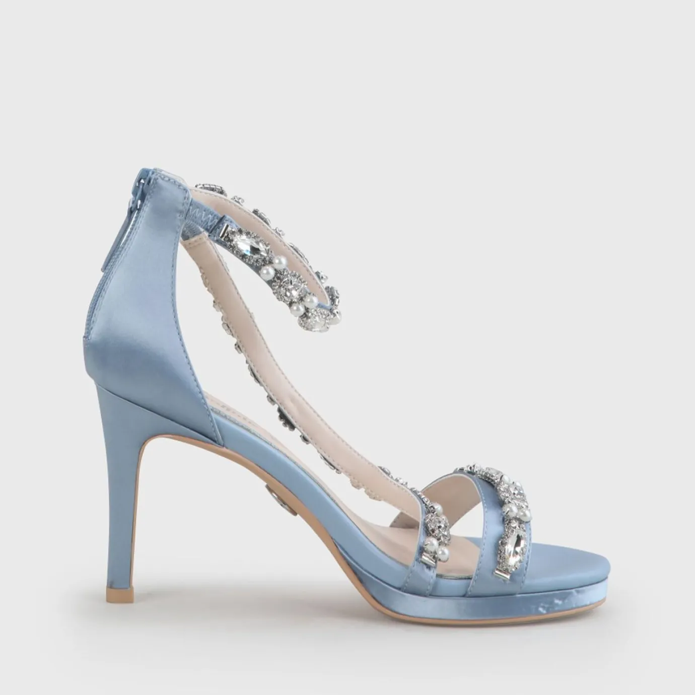 BUFFALO Bridal Shoes^Anna Ankle-Strap Sandal Blue
