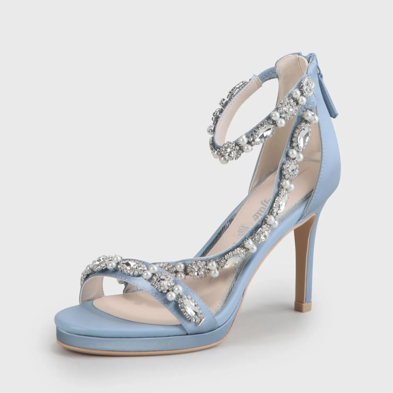 BUFFALO Bridal Shoes^Anna Ankle-Strap Sandal Blue