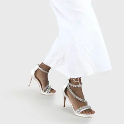 BUFFALO Bridal Shoes^Anna Ankle-Strap Sandal Ivory