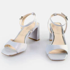 BUFFALO Occasion Shoes^April Neat Heeled Sandals Vegan Blau