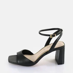BUFFALO Occasion Shoes^April Neat Heeled Sandals Vegan Black
