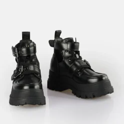 BUFFALO Ankle Boots^Aspha Bike Ankle Boot Vegan Black
