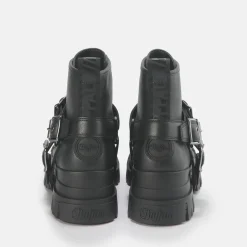BUFFALO Men Shoes^Aspha Biker Men Bootie Vegan Black