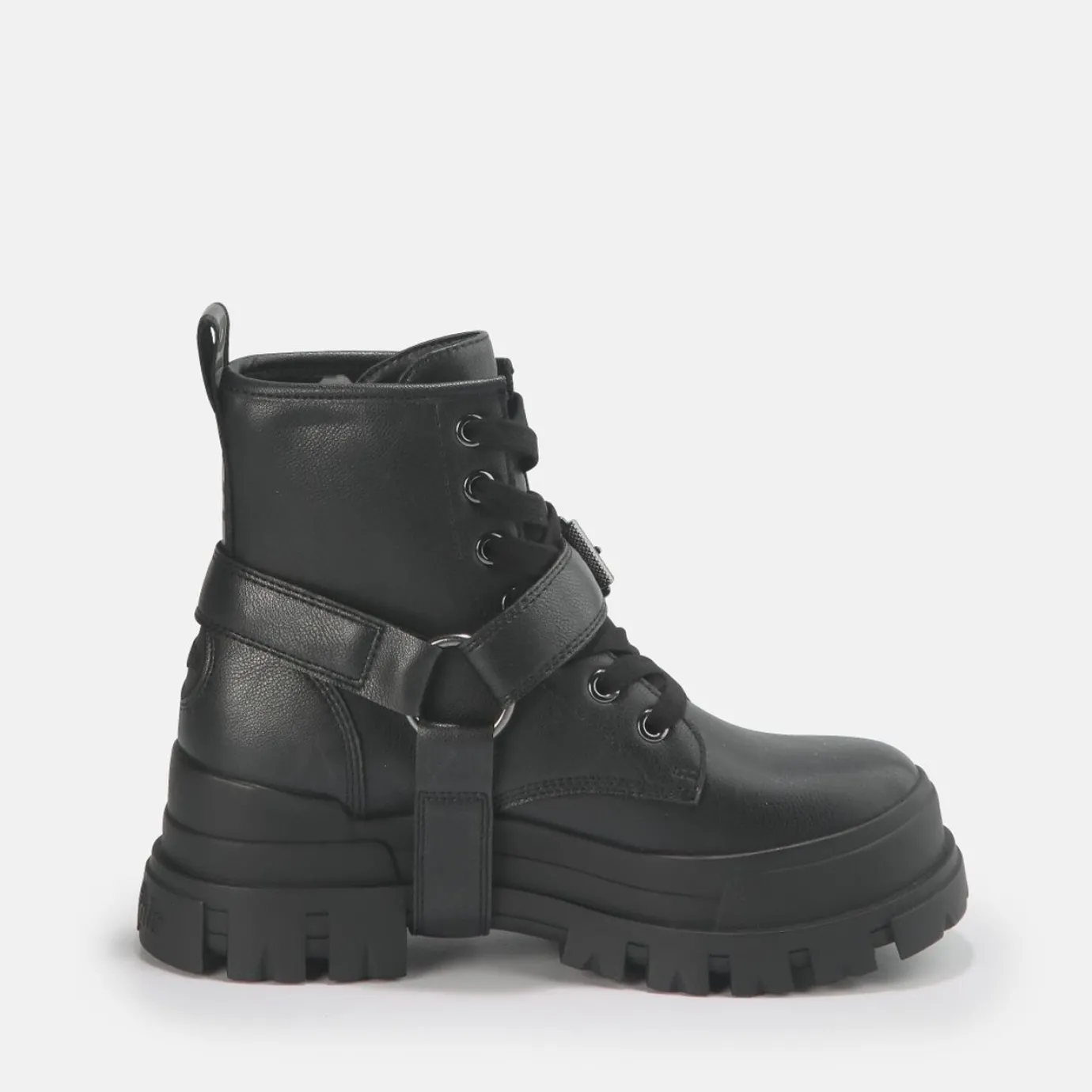 BUFFALO Men Shoes^Aspha Biker Men Bootie Vegan Black