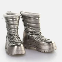 BUFFALO Vegan Shoes^Aspha Blizzard Warm Boot Vegan Silver