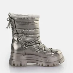 BUFFALO Vegan Shoes^Aspha Blizzard Warm Boot Vegan Silver