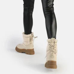 BUFFALO Vegan Shoes^Aspha Blizzard Warm Boot Vegan Cream