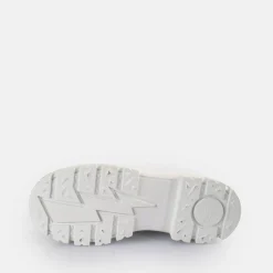 BUFFALO Vegan Shoes^Aspha Brogue Loafers Vegan White