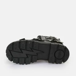 BUFFALO Men Shoes^Aspha Buckle Mid Men Ankle Boot Vegan Black