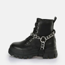 BUFFALO Vegan Shoes^Aspha Chain 2.0 Ankle Boot Vegan Black