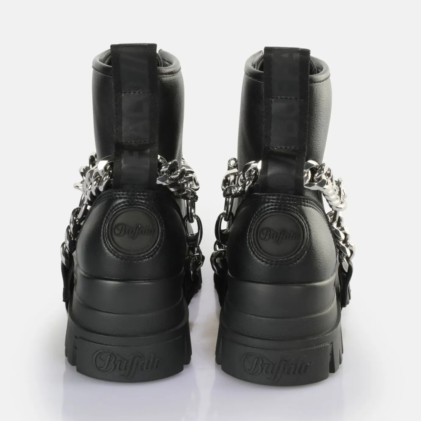 BUFFALO Vegan Shoes^Aspha Chain 2.0 Ankle Boot Vegan Black