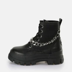 BUFFALO Ankle Boots^Aspha Chain Ankle Boot Vegan Black