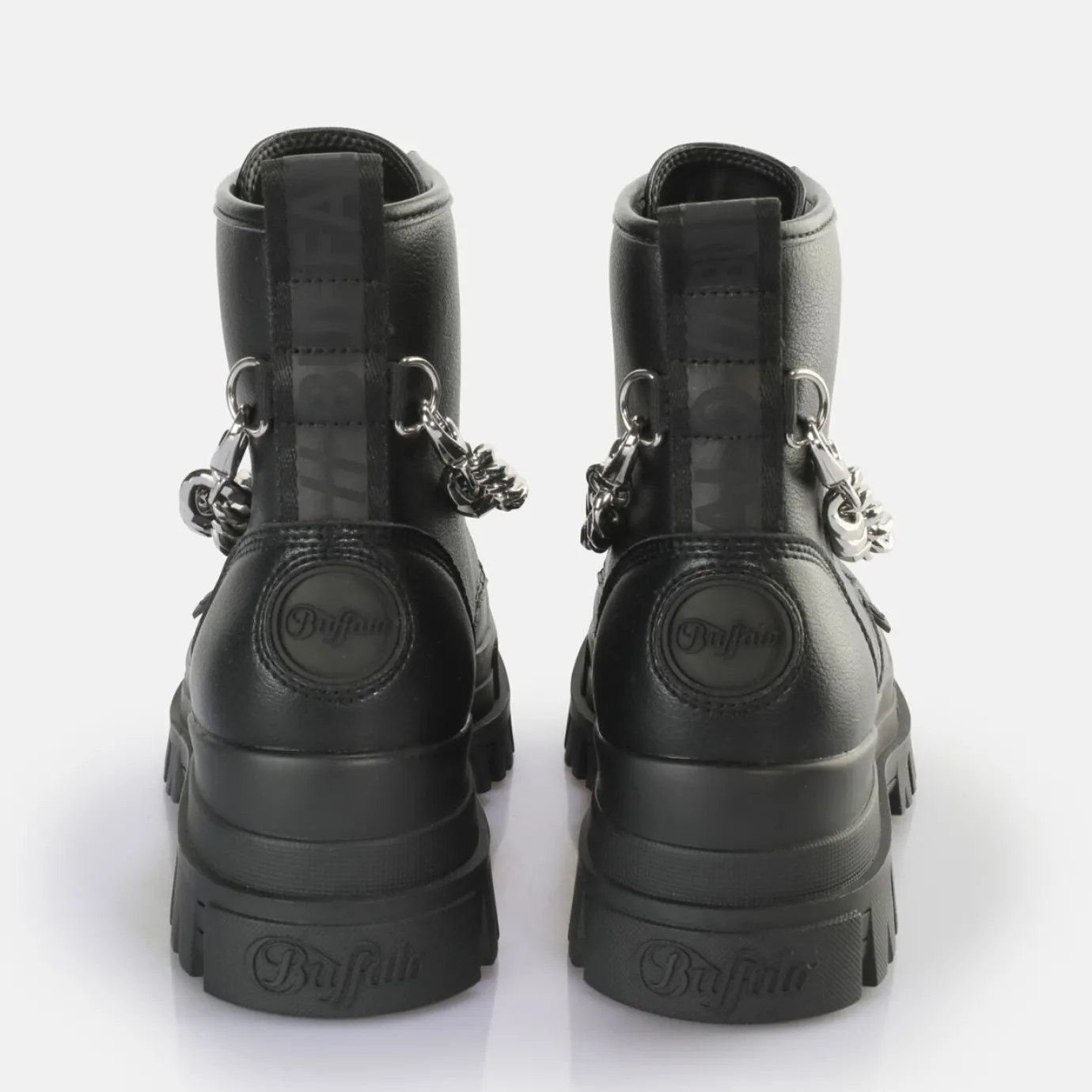 BUFFALO Ankle Boots^Aspha Chain Ankle Boot Vegan Black