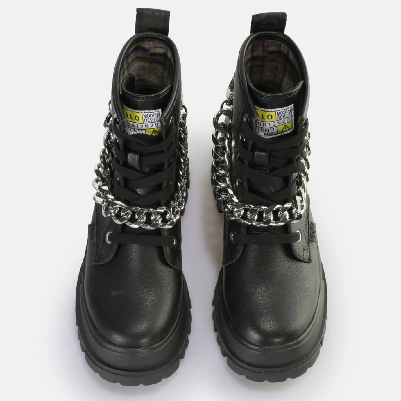 BUFFALO Ankle Boots^Aspha Chain Ankle Boot Vegan Black