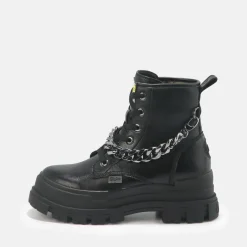 BUFFALO Ankle Boots^Aspha Chain Ankle Boot Vegan Black