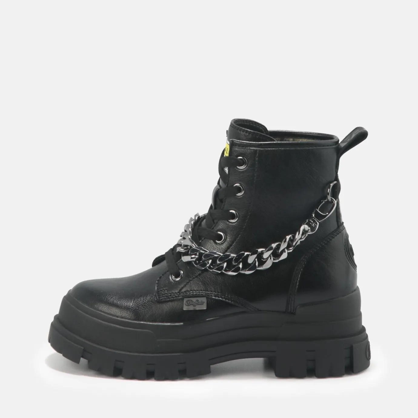 BUFFALO Ankle Boots^Aspha Chain Ankle Boot Vegan Black