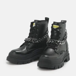 BUFFALO Ankle Boots^Aspha Chain Ankle Boot Vegan Black