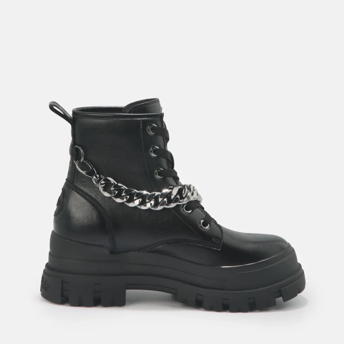 BUFFALO Ankle Boots^Aspha Chain Ankle Boot Vegan Black