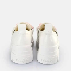 BUFFALO Vegan Shoes^Aspha Chain Loafers Vegan White
