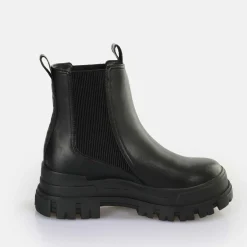 BUFFALO Ankle Boots^Aspha Chelsea Mid Ankle Boot Vegan Black