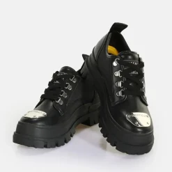 BUFFALO Men Shoes^Aspha Cls Steel Laceup Lo Men'S Vegan Low Sneaker Black