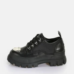 BUFFALO Men Shoes^Aspha Cls Steel Laceup Lo Men'S Vegan Low Sneaker Black