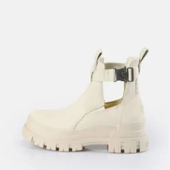 BUFFALO Vegan Shoes^Aspha Coa Ankle Boot Vegan Off White