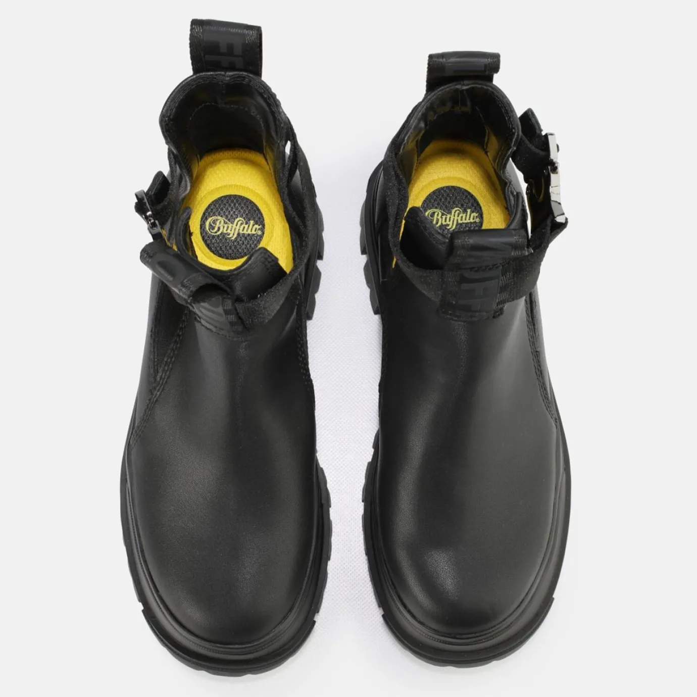 BUFFALO Ankle Boots^Aspha Coa Men Bootie Vegan Black