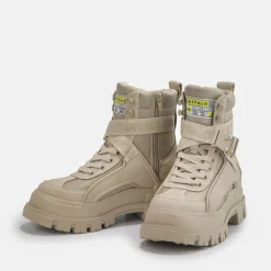 BUFFALO Ankle Boots^Aspha Com1 Ankle Boot Vegan Beige