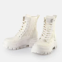 BUFFALO Bridal Shoes^Aspha Com2 Boots Vegan White