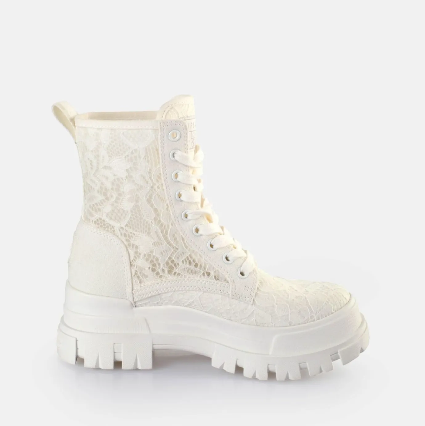 BUFFALO Bridal Shoes^Aspha Com2 Boots Vegan White