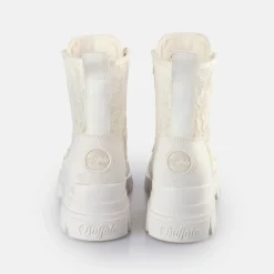 BUFFALO Bridal Shoes^Aspha Com2 Boots Vegan White