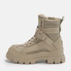 BUFFALO Ankle Boots^Aspha Com1 Men Ankle-Boot Vegan Beige