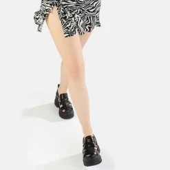 BUFFALO Vegan Shoes^Aspha Fsh Sandal Vegan Black