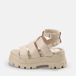 BUFFALO Vegan Shoes^Aspha Gld Platform Sandal Vegan Cream