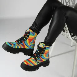 BUFFALO Ankle Boots^Aspha Lace Up Hi Black