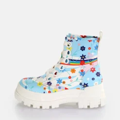 BUFFALO Ankle Boots^Aspha Lace Up Hi Blau
