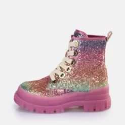 BUFFALO Ankle Boots^Aspha Lace Up Hi Ankle Boot Vegan Fuchsia