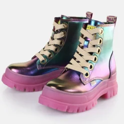 BUFFALO Ankle Boots^Aspha Lace Up Hi Ankle Boot Vegan Purple