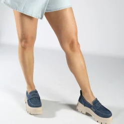 BUFFALO Vegan Shoes^Aspha Loafer Blue