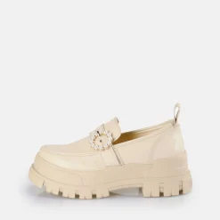 BUFFALO Vegan Shoes^Aspha Loafer Buckle Vegan Beige