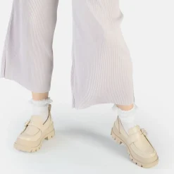 BUFFALO Vegan Shoes^Aspha Loafer Buckle Vegan Beige