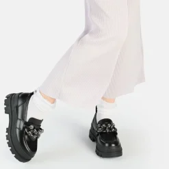BUFFALO Flats^Aspha Loafer Glam Vegan Black