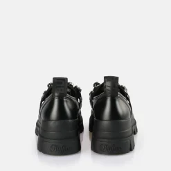 BUFFALO Flats^Aspha Loafer Glam Vegan Black