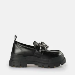 BUFFALO Flats^Aspha Loafer Glam Vegan Black