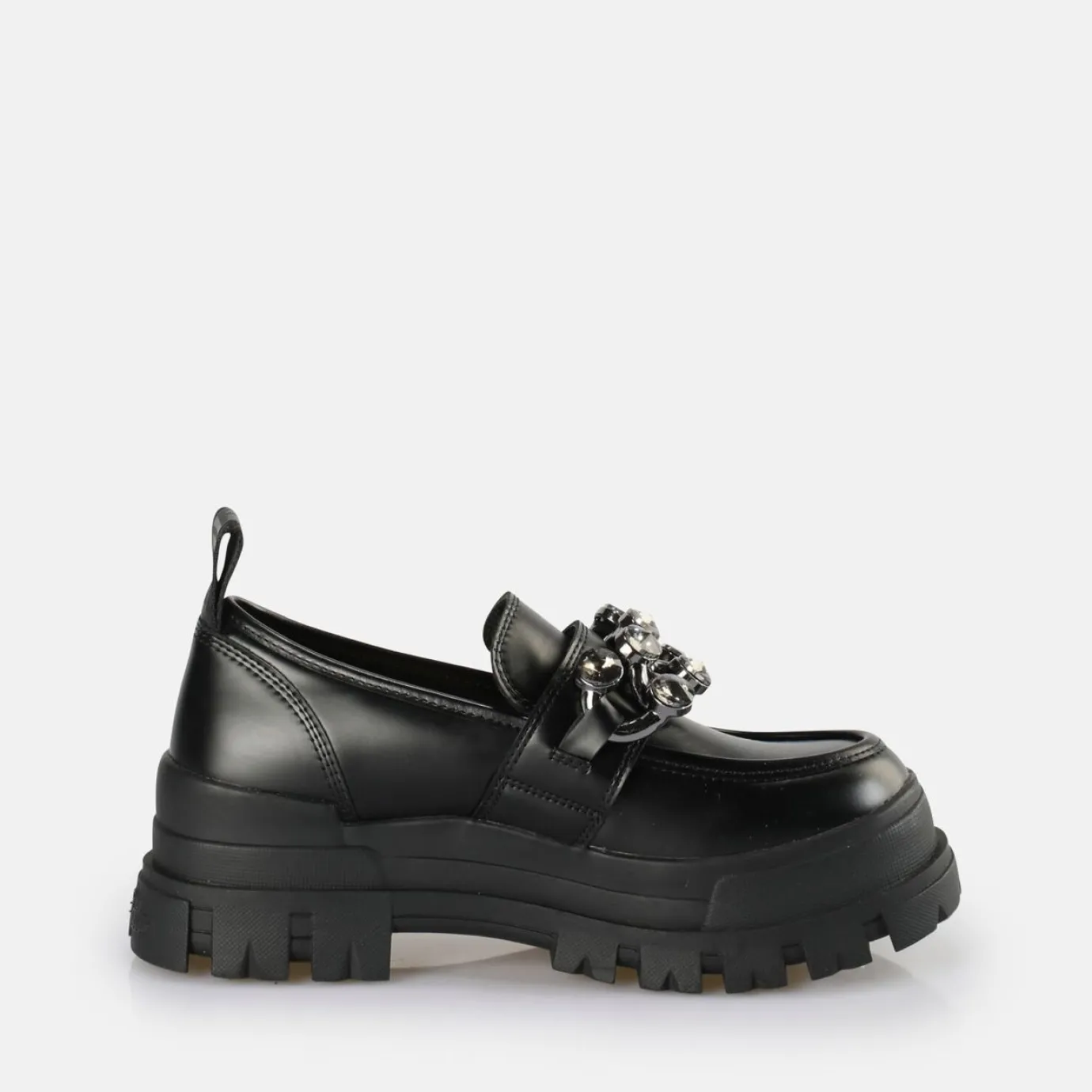 BUFFALO Flats^Aspha Loafer Glam Vegan Black